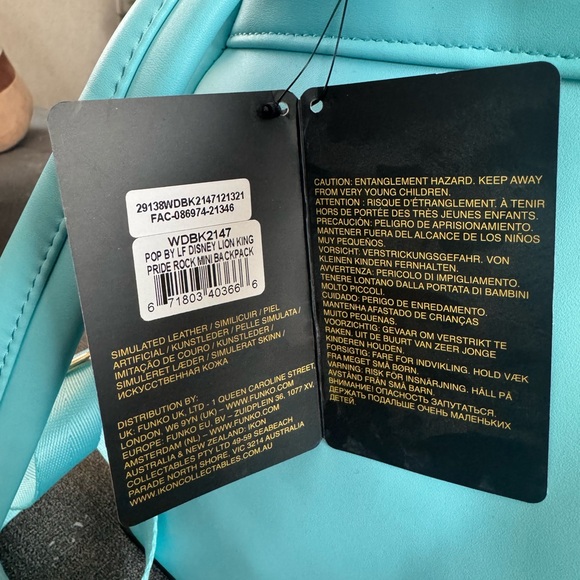 New Lion King POP! by Loungefly Mini BookBag - Picture 3 of 3